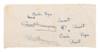 HEMINGWAY, ERNEST. Group of 12 pieces of Hemingway ephemera